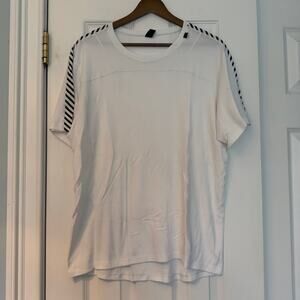 Helly Hansen White Lifa Short Sleeve Base Layer Men's 2XL Sailing